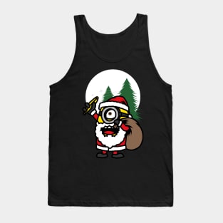 Christmas Santa Minions Tank Top